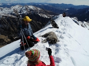 INVERNALE AL RIF. PALAZZI e IN CIMA MENNA (2300 m.) con salita dalla Val Carnera (sentiero 234) e discesa dal Chignol d’Arale il 26 febbraio 2012 - FOTOGALLERY